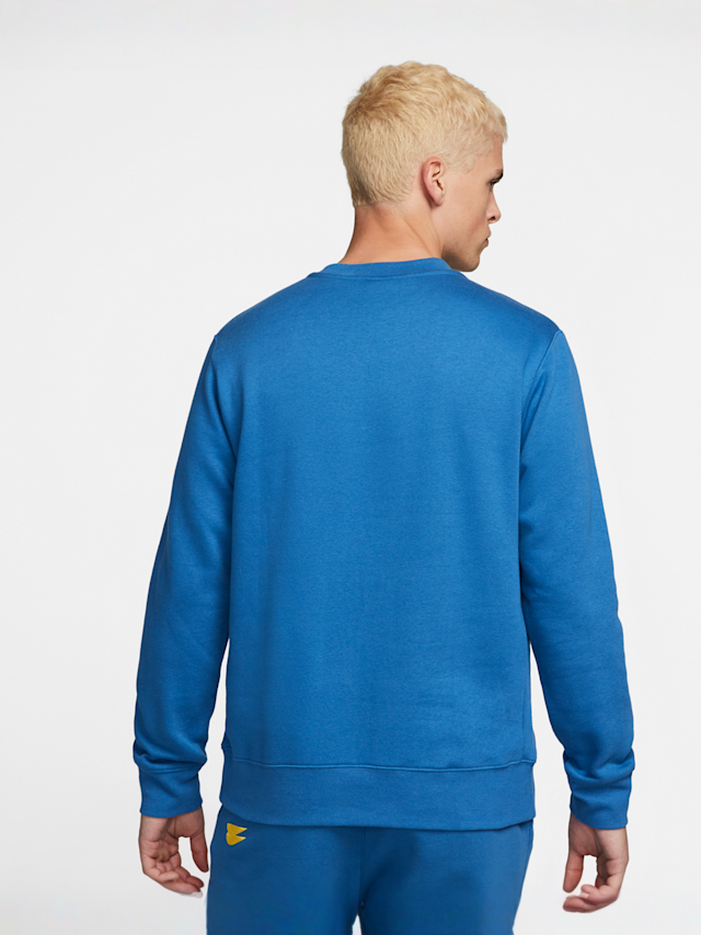 Nike, Sportswear Club Fleece Crew, blue, Image 2 of 5
