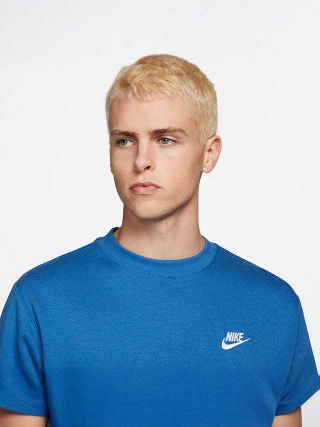 Nike, Sportswear Club Fleece Crew, blue, Image 3 of 5