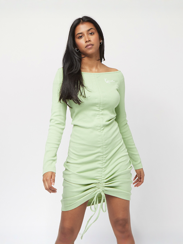 Karl Kani, Chest Signature Gathered Off Shoulderless, groen, Afbeelding 1 van 5