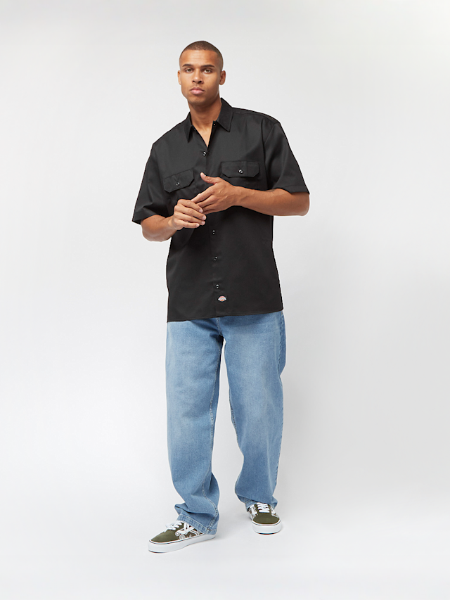 Dickies, Work Shirt Short Sleeve Rec, black, Image 5 of 5