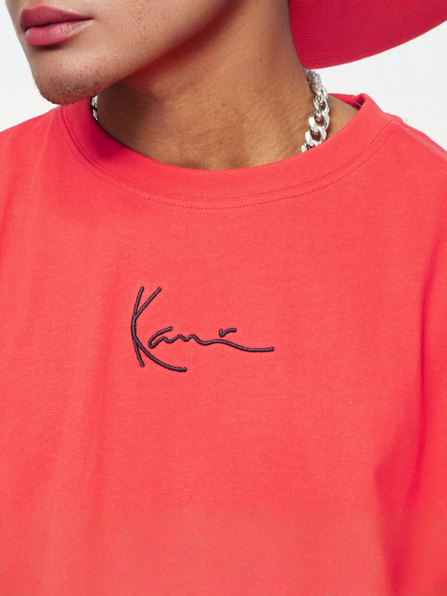 Karl Kani, Small Signature Essential Tee, rood, Afbeelding 3 van 4