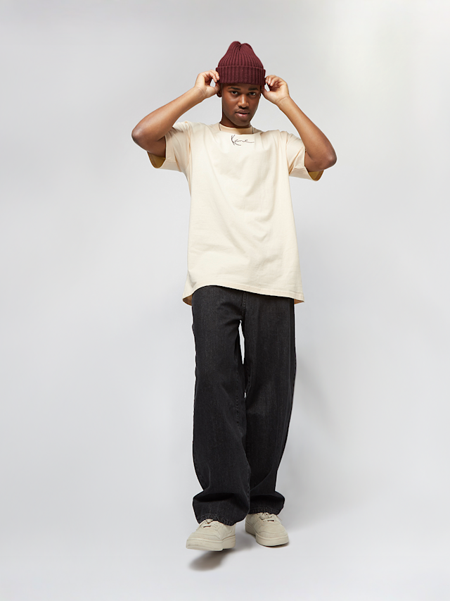 Karl Kani, Small Signature Essential Tee, beż, Obraz 4 z 4