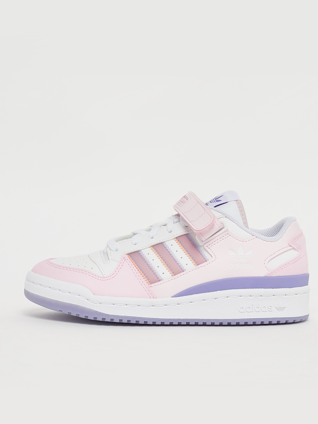 adidas Originals, Forum Low (GS), white, Image 1 of 5