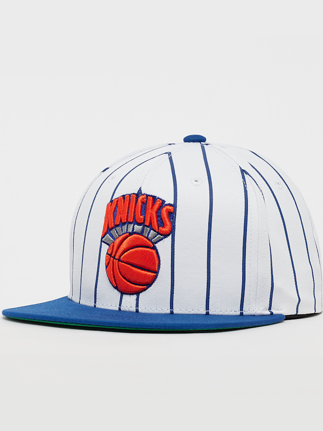Mitchell & Ness, Retro Pinstripe Snapback HWC NBA New York Knicks, white, Image 1 of 3