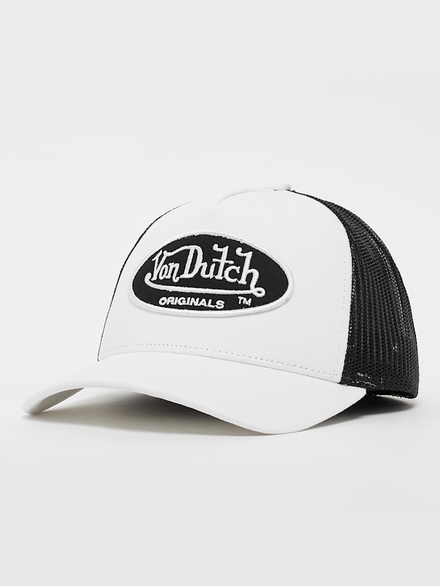 Von Dutch Originals, Trucker Cap Boston, wit, Afbeelding 1 van 3