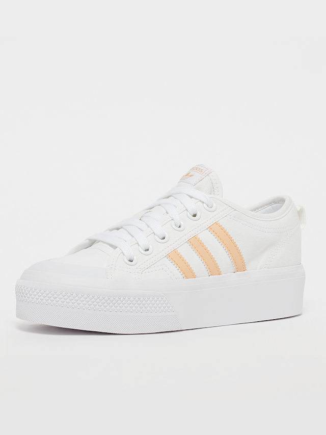 adidas Originals, Nizza Platform Mid Recycled Sneaker, wit, Afbeelding 2 van 5