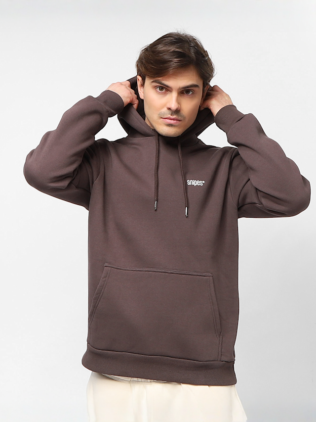 SNIPES, Small Logo Essential Hoodie, bruin, Afbeelding 1 van 4