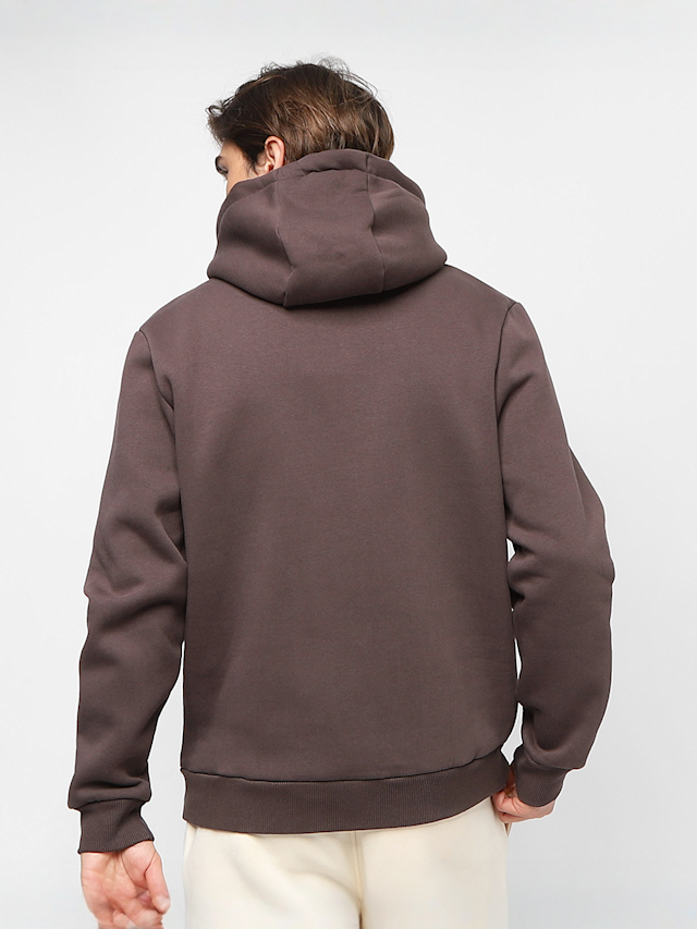 SNIPES, Small Logo Essential Hoodie, brown, Image 2 of 4