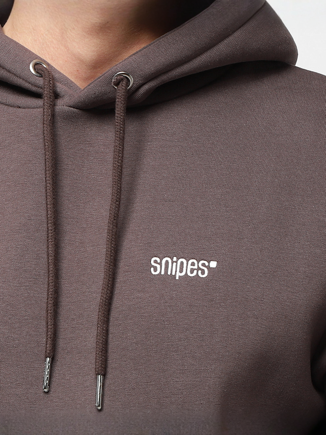 SNIPES, Small Logo Essential Hoodie, bruin, Afbeelding 3 van 4