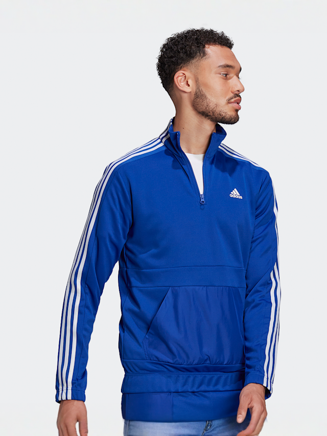 adidas Originals, MTS Tricot 1/4z team royal blue, blue, Image 3 of 8