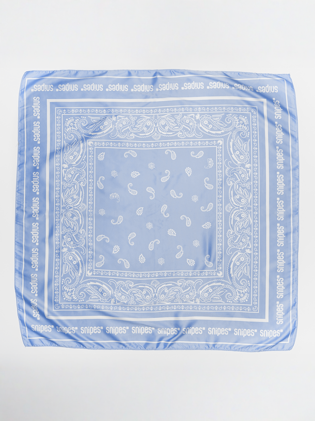 SNIPES, Paisley Satin Scarf, blue, Image 2 of 4