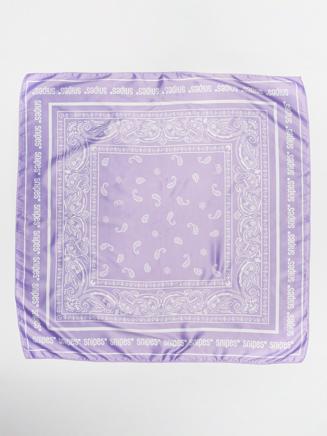 SNIPES, Paisley Satin Scarf, purple, Image 2 of 4