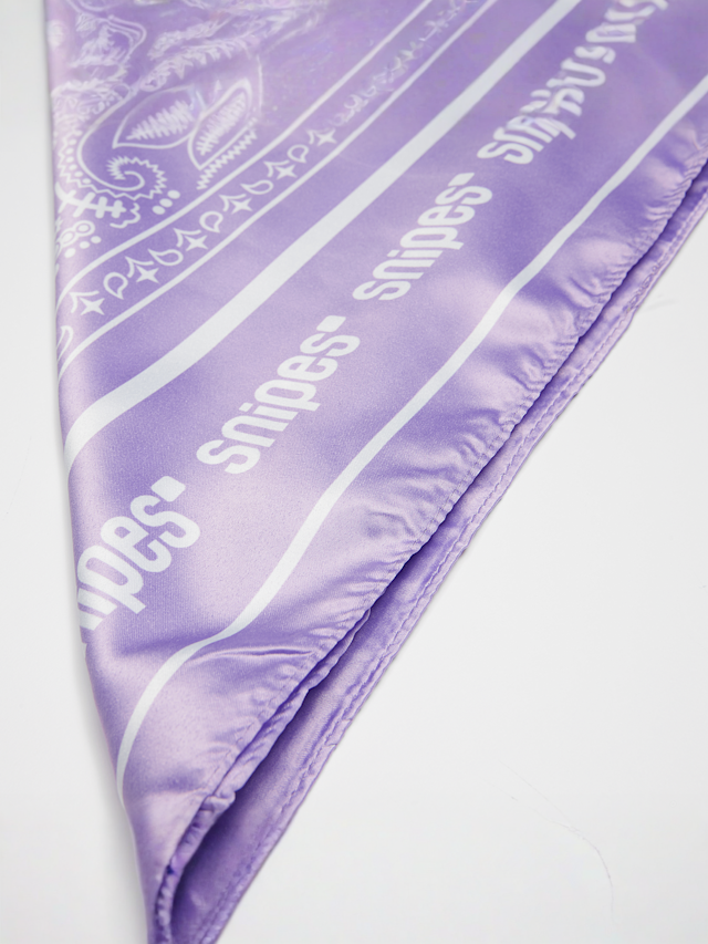 SNIPES, Paisley Satin Scarf, purple, Image 4 of 4