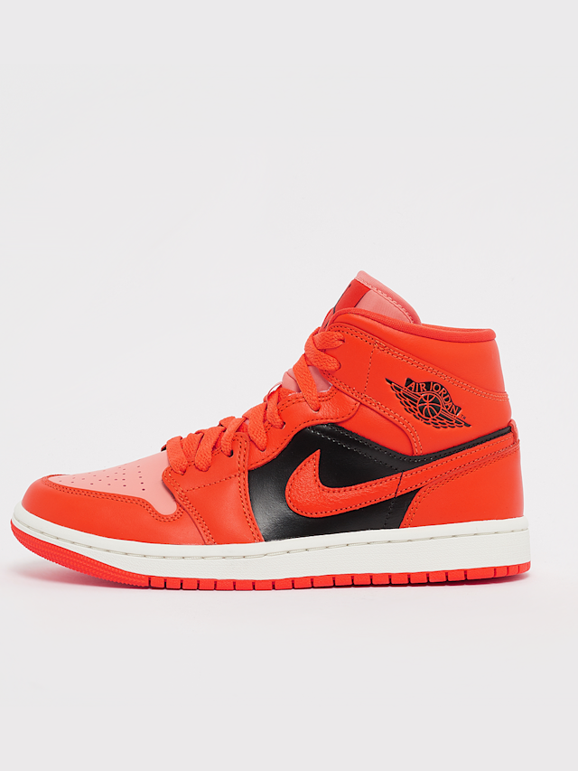 Jordan, Air Jordan 1 Mid SE summit white/blue chill-black, orange, Image 1 of 5
