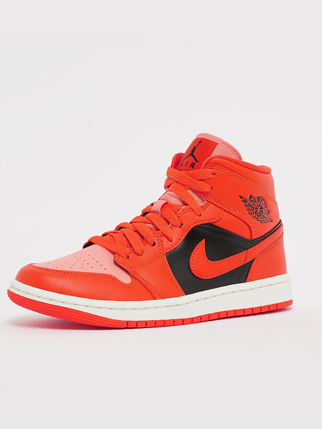 Jordan, Air Jordan 1 Mid SE summit white/blue chill-black, orange, Image 2 of 5