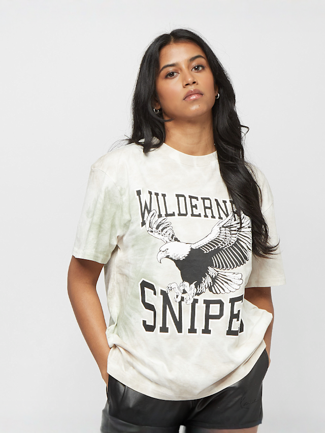SNIPES, Tye Die Eagle Print Tee, beige, Afbeelding 1 van 5