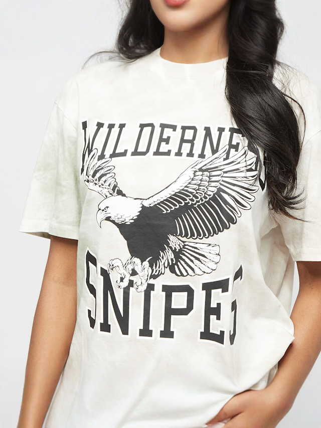 SNIPES, Tye Die Eagle Print Tee, beż, Obraz 3 z 5