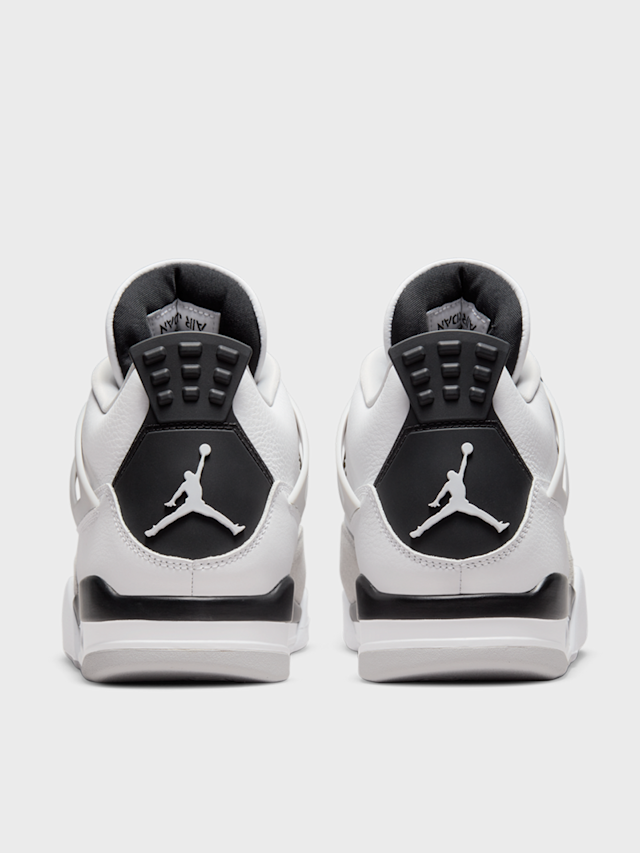 Jordan, Air Jordan 4 Retro white/black/neutral grey, Red, Image 5 of 8