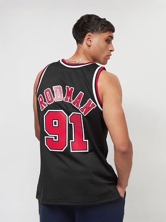 Mitchell & Ness, NBA Swingman Alternate Jersey Chicago Bulls 1997-98 Dennis Rodman, zwart, Afbeelding 2 van 6