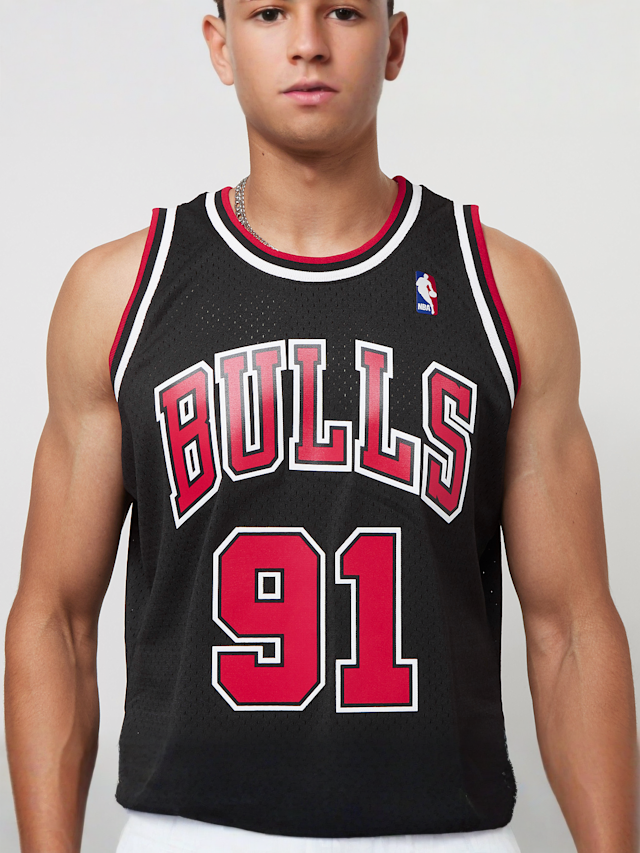 Mitchell & Ness, NBA Swingman Alternate Jersey Chicago Bulls 1997-98 Dennis Rodman, zwart, Afbeelding 3 van 6