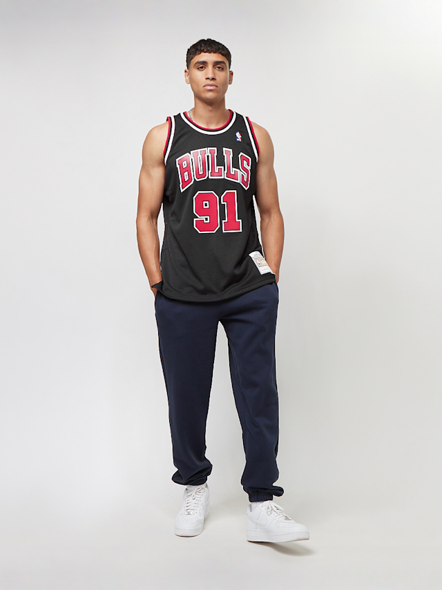 Mitchell & Ness, NBA Swingman Alternate Jersey Chicago Bulls 1997-98 Dennis Rodman, zwart, Afbeelding 6 van 6