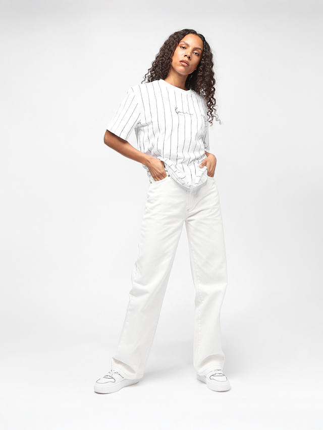 Karl Kani, Small Signature Essential Pinstripe OS Tee, white, Image 4 of 4