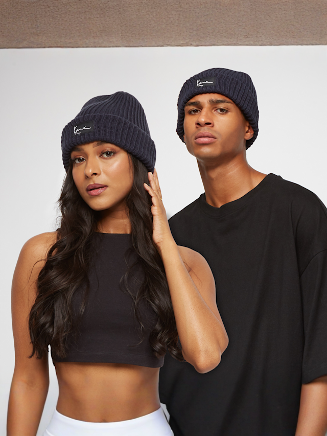 Karl Kani, Signature Fisherman Beanie, grijs, Afbeelding 3 van 3