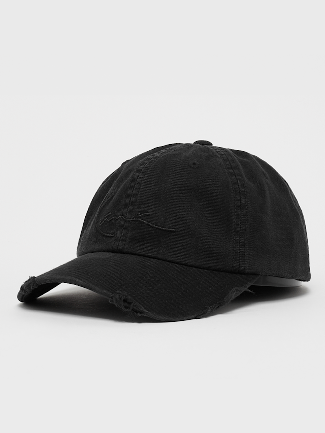 Karl Kani, Signature Washed Heavy Cap, zwart, Afbeelding 1 van 3
