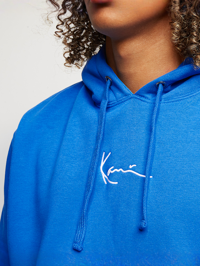 Karl Kani, Small Signature Essential Hoodie, blauw, Afbeelding 3 van 5