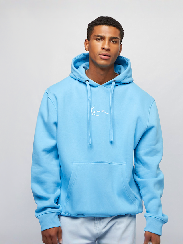 Karl Kani, Small Signature Essential Hoodie, blue, Image 1 of 4