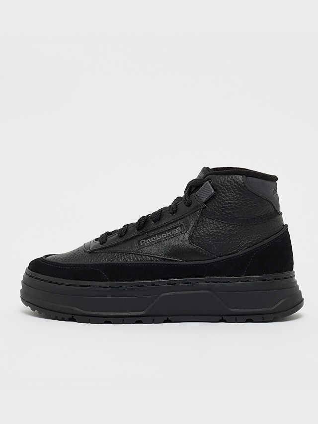 Reebok, Club C Geo Mid, zwart, Afbeelding 1 van 5