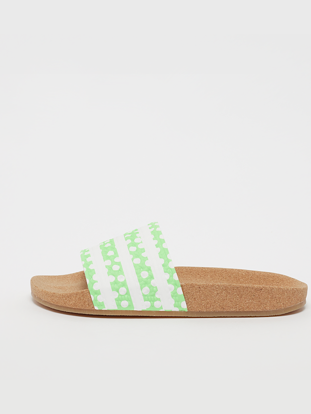 adidas Originals, adlette Badslippers, groen, Afbeelding 1 van 5