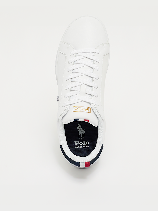 Polo Ralph Lauren, Heritage Court II Leather Sneaker, white, Image 5 of 5