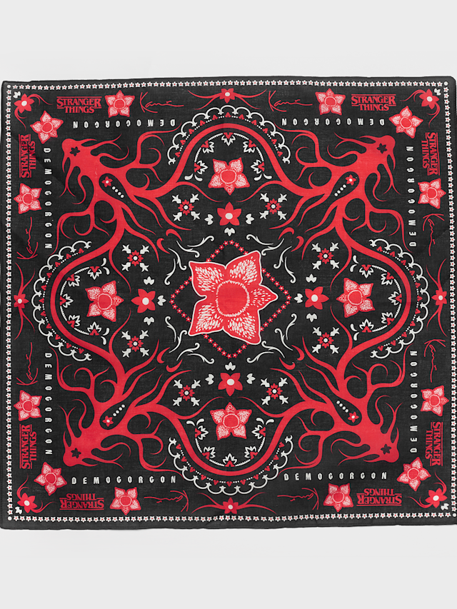 Karl Kani, x Stranger Things Signature Bandana, black, Image 2 of 4