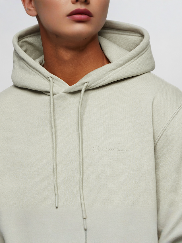 Champion, American Classics Hooded Sweatshirt, szary, Obraz 3 z 4