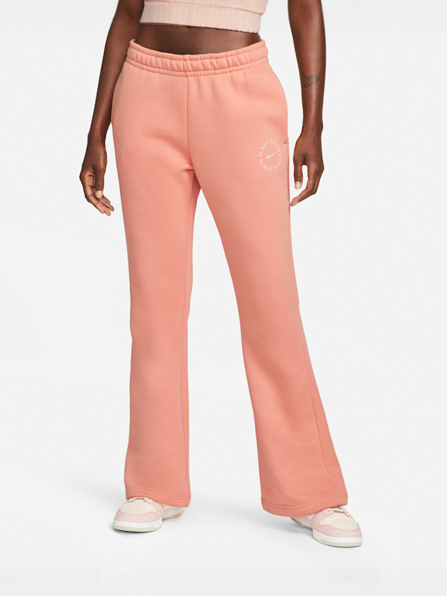 Nike, Sportswear Essential Fleece Flared Sweats, lichtroze, Afbeelding 1 van 6