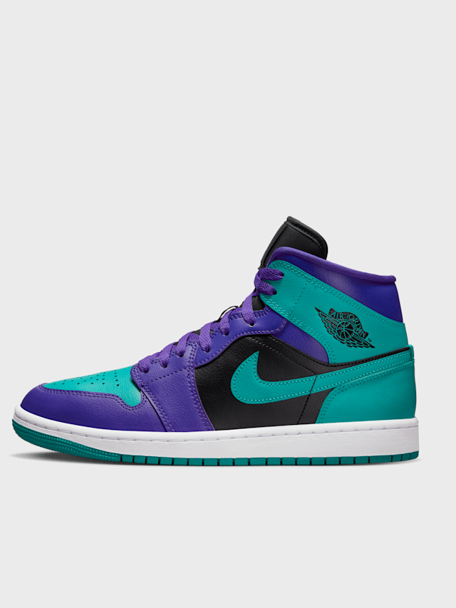 Jordan, WMNS Air Jordan 1 Mid, blue, Image 1 of 8