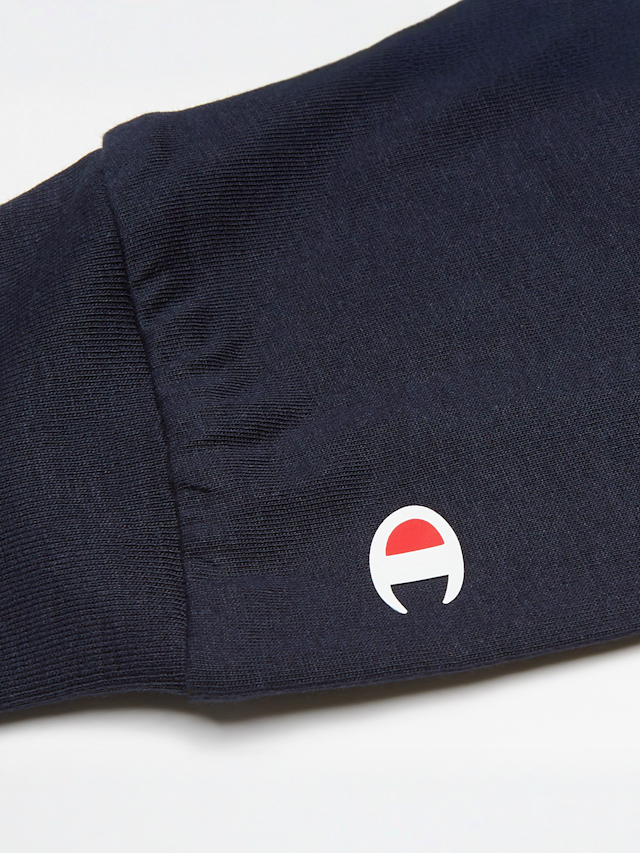 Champion, Junior Long Sleeve Crewneck T-Shirt, blauw, Afbeelding 4 van 4