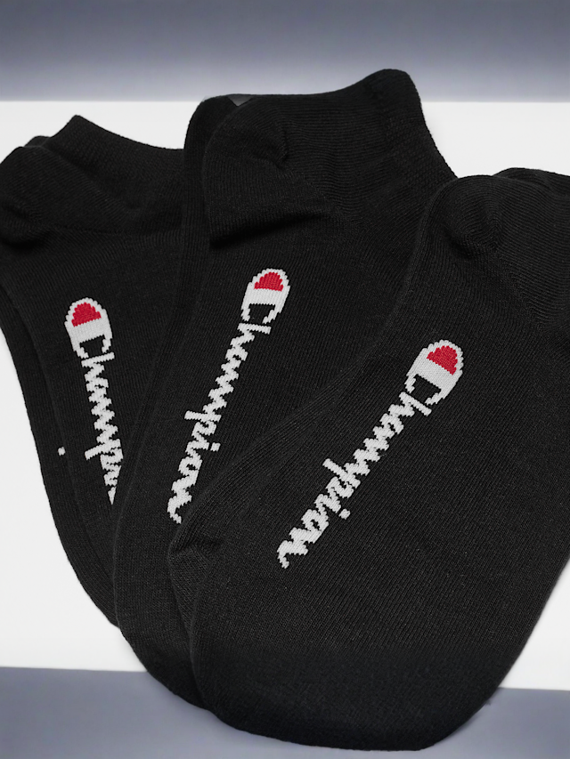 Champion, 3 PACK - Sneaker Socks, zwart, Afbeelding 2 van 2