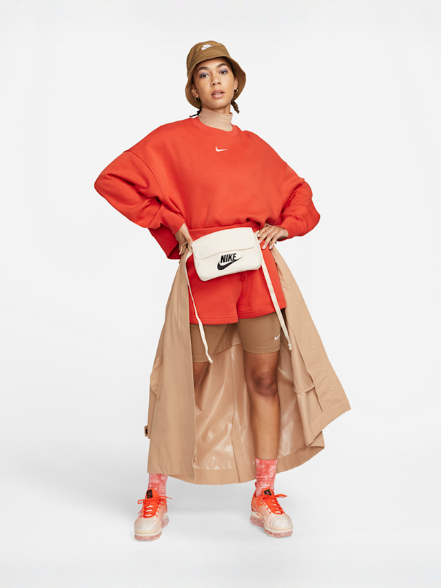 Nike, Sportswear Phoenix Fleece Over-Oversized Crewneck Sweatshirt, oranje, Afbeelding 6 van 6