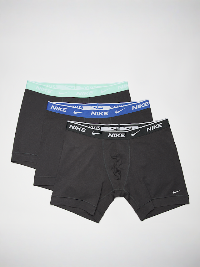 Nike  , 3 PACK - Everyday Cotton Stretch  blue, grey, multi-colour, Image 1 of 2