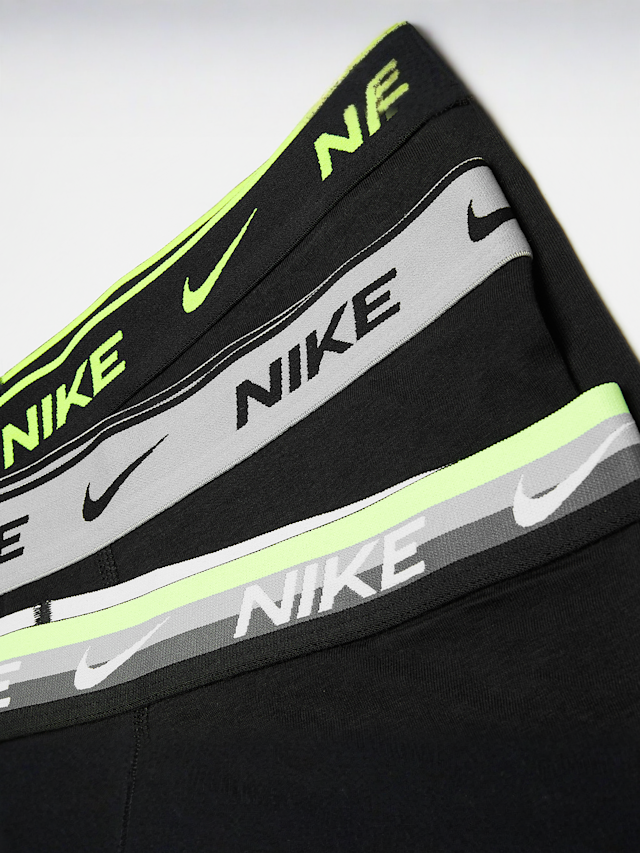 Nike  , 3 PACK - Everyday Cotton Stretch  blue, grey, multi-colour, Image 2 of 2