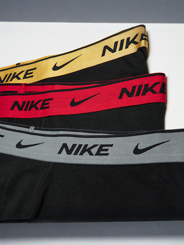 Nike  , 3 PACK - Everyday Cotton Stretch  blue, grey, multi-colour, Image 2 of 2