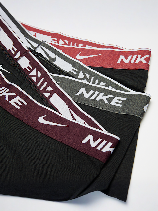 Nike, 3 PACK - Everyday Cotton Stretch, multi-colour, Image 2 of 2
