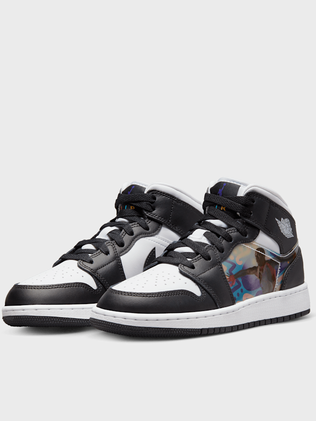 Jordan, Air Jordan 1 Mid (GS), black, Image 4 of 9