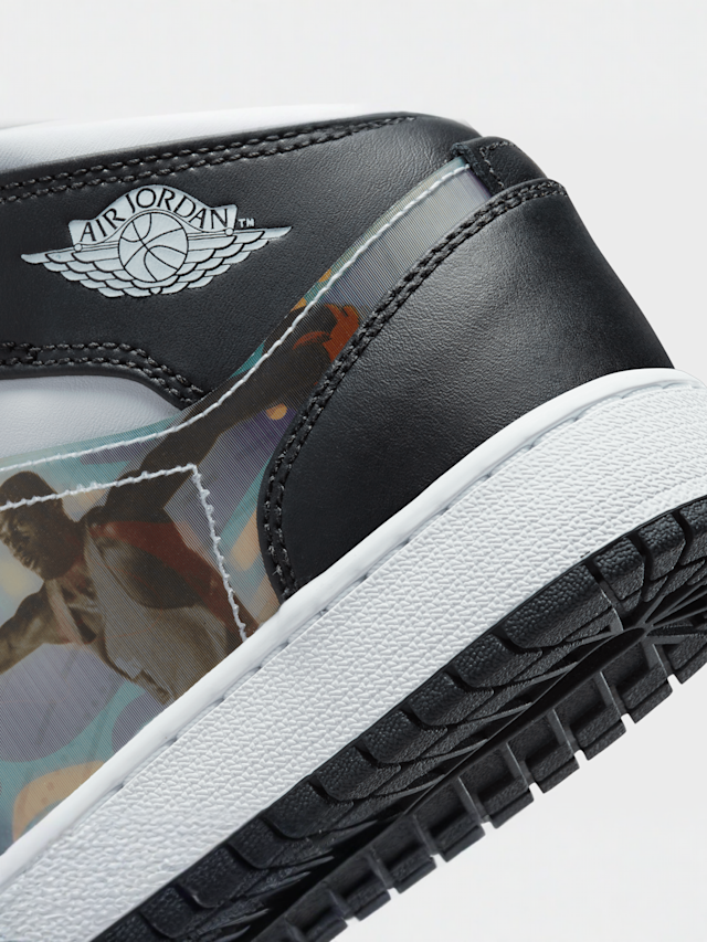 Jordan, Air Jordan 1 Mid (GS), black, Image 7 of 9