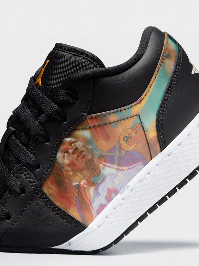 Jordan, Air Jordan 1 Low (GS), black, Image 7 of 9