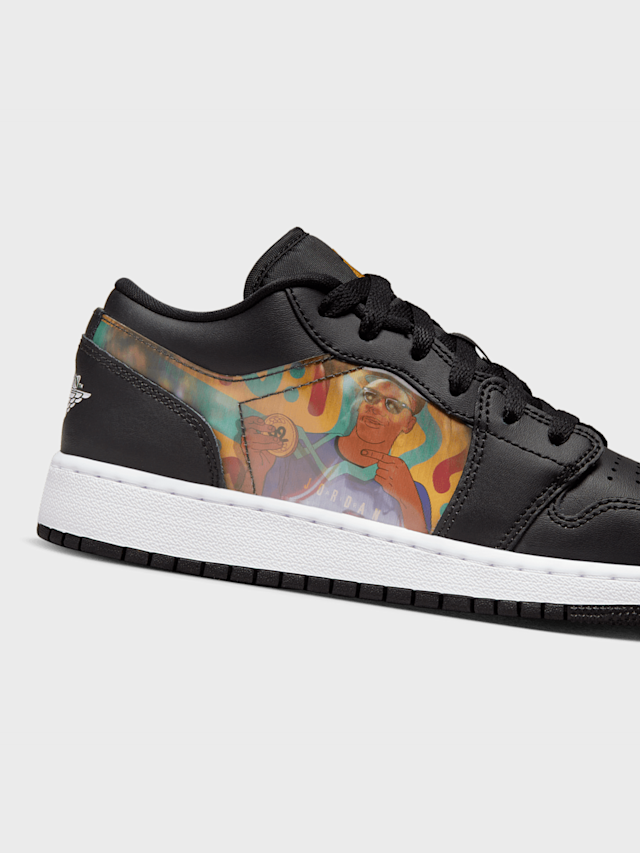 Jordan, Air Jordan 1 Low (GS), black, Image 8 of 9