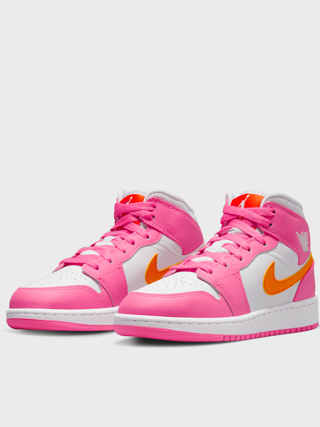 Jordan, Air Jordan 1 Mid (GS), light pink, Image 4 of 9