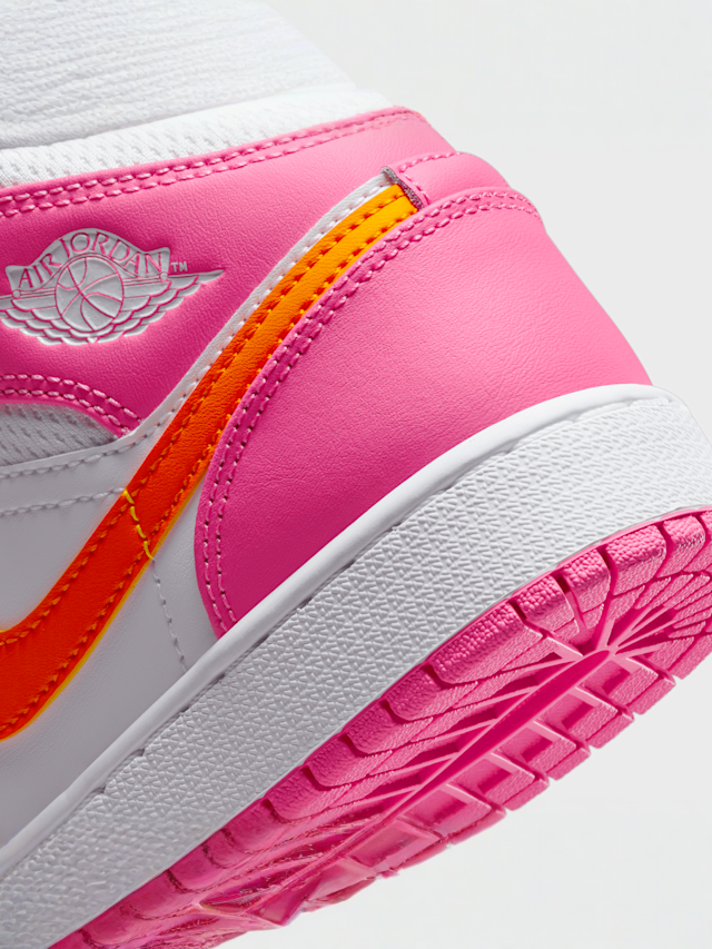 Jordan, Air Jordan 1 Mid (GS), light pink, Image 8 of 9